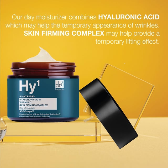 Introducing our Hydrating Radiance Day Moisturiser, your ultimate daily glow booster designed for all skin types. This luxurious cream is expertly formulated with Hyaluronic Acid for deep hydration, Vitamin C to brighten your complexion, and a skin-firming complex that improves elasticity for a youthful appearance. Lightweight and non-greasy, it effortlessly absorbs into the skin, making it perfect for daily wear. Say goodbye to dry, tired skin and dull complexions, and hello to a plump, radiant glow. Plus, it's vegan, cruelty-free, and free from parabens, sulfates, and artificial fragrances. Apply every morning on clean skin and follow with sunscreen for optimal protection. Experience the transformative benefits of our Hydrating Radiance Day Moisturiser today!