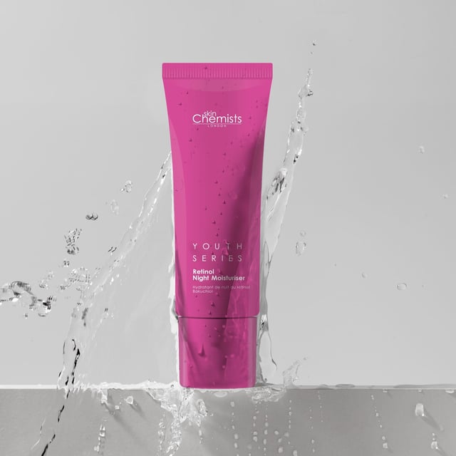 skinChemists Youth Series Retinol & Bakuchiol Night Moisturiser 50ml x 2 Duo Pack Transform your skincare routine with our Revitalising Retinol Night Moisturiser, designed for smooth, firm, and radiant skin while you sleep. This powerful formula, suitable for all skin types, combines Retinol, Bakuchiol, and Hyaluronic Acid to combat fine lines and signs of ageing. Experience intensive overnight care that smooths wrinkles, enhances elasticity, and deeply hydrates for a youthful glow. With dermatologist-approved, vegan, and cruelty-free ingredients, our moisturiser is free from parabens, sulfates, and artificial fragrances. Wake up to a revitalised complexion and enjoy a plumper, firmer visage by morning. Shop now to unlock the transformative benefits of our Revitalising Retinol Night Moisturiser!