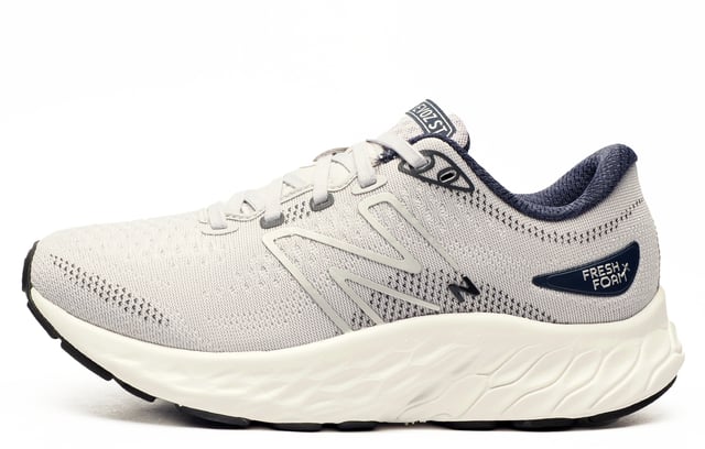 NEW IN  2025 MODEL & COLOUR
 The New Balance Fresh Foam X Evoz is an excellent choice for runners who prioritize comfort and sustainability. The shoe's neutral running design makes it versatile for a variety of foot types, while the high shock absorption helps reduce impact during long runs or high-mileage training. The Fresh Foam X midsole material offers a soft, cushioned feel, and the 4mm heel-to-toe drop supports a more natural stride.
 The addition of the firmer layer in the midsole for stability is a thoughtful touch, helping to provide a bit more control during your foot strike without compromising the cushioned feel. Additionally, the fact that the shoe is made with recycled materials in line with the New Balance Green Leaf Standard is great for eco-conscious runners looking to make more sustainable choices without sacrificing performance.
 The Evoz strikes a balance between comfort, performance, and sustainability, making it a solid choice for those looking to improve their running experience while being mindful of the environment.
 NEW IN  2025 MODEL & COLOUR
 - Seamless breathable mesh upper
 - 4mm heel-to-toe drop
 - Stability version Green Leaf Standard
 - Fresh Foam X midsole for incredible comfort
 - Adjustable lace closure for a secure fit
 - Padded ankle and heel collar
 - Padded sockliner for added durability
 - Durable rubber outsole
 - New Balance branding