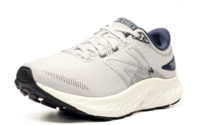 NEW IN  2025 MODEL & COLOUR
 The New Balance Fresh Foam X Evoz is an excellent choice for runners who prioritize comfort and sustainability. The shoe's neutral running design makes it versatile for a variety of foot types, while the high shock absorption helps reduce impact during long runs or high-mileage training. The Fresh Foam X midsole material offers a soft, cushioned feel, and the 4mm heel-to-toe drop supports a more natural stride.
 The addition of the firmer layer in the midsole for stability is a thoughtful touch, helping to provide a bit more control during your foot strike without compromising the cushioned feel. Additionally, the fact that the shoe is made with recycled materials in line with the New Balance Green Leaf Standard is great for eco-conscious runners looking to make more sustainable choices without sacrificing performance.
 The Evoz strikes a balance between comfort, performance, and sustainability, making it a solid choice for those looking to improve their running experience while being mindful of the environment.
 NEW IN  2025 MODEL & COLOUR
 - Seamless breathable mesh upper
 - 4mm heel-to-toe drop
 - Stability version Green Leaf Standard
 - Fresh Foam X midsole for incredible comfort
 - Adjustable lace closure for a secure fit
 - Padded ankle and heel collar
 - Padded sockliner for added durability
 - Durable rubber outsole
 - New Balance branding