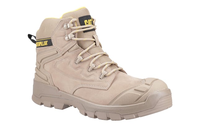 Caterpillar Striver XL 6 Mens Safety Boots The Caterpillar Striver XL 6'' Men's Safety Boots are built for durability and protection, designed to withstand the toughest conditions. These hard-wearing, waterproof boots feature a high-quality full-grain leather upper, paired with an internal waterproof membrane to keep your feet dry in all environments. The boots are equipped with a steel toe cap offering impact resistance of up to 200 joules, ensuring top-level safety against heavy impacts.
For added protection, the Striver XL includes an anti-penetration steel midsole, while the moulded TPU toe guard and heel counter enhance durability, scuff resistance, and heel support. Comfort is also prioritized with a padded mesh collar and tongue, as well as a cushioned PU midsole that provides shock absorption throughout the day.
The deep cleated rubber outsole ensures superior traction and grip, making the Striver XL boots an ideal choice for a variety of demanding work environments. Whether you're working on construction sites or in rugged conditions, these boots deliver the ultimate in both comfort and protection.
- Full-grain leather upper
- Internal waterproof membrane
- Steel toe cap
-Anti-penetration steel midsole
- TPU toe guard
- Heel counter
-Padded mesh collar
- Cushioned PU midsole
-Deep cleated rubber outsole for excellent grip
-Ideal for tough environments