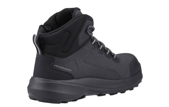 The Amblers Safety AS321C Calderdale Men's Safety Boots are a rugged, metal-free hiker designed to provide superior protection and comfort. These boots feature a 200 joules fiberglass composite toe cap and a non-metallic midsole, offering excellent impact and penetration resistance. The contemporary, low-sew TPU bonded rip-stop upper ensures durability, while the internal waterproof membrane keeps your feet dry in challenging environments. For added durability, the boots come with a molded TPU toe guard and heel counter for enhanced protection and support. A deep padded mesh collar offers extra comfort, while reflective laces enhance visibility. A YKK side zip provides easy on-and-off access. These safety boots are the perfect combination of functionality and style for demanding work environments.
-Rugged, metal-free hiker designed for protection and comfort
- 200 joules fiberglass composite toe cap for impact resistance
- Non-metallic midsole for penetration resistance
- Durable TPU bonded rip-stop upper with low-sew construction
- Waterproof membrane keeps feet dry in challenging environments
- Moulded TPU toe guard and heel counter for added protection
- Deep padded mesh collar for extra comfort
-Reflective laces for enhanced visibility
-YKK side zip for easy on-and-off access
-Ideal for demanding work environments, combining functionality and style