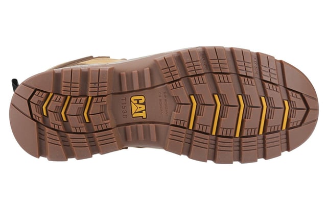The Caterpillar Striver XL 8" Men's Safety Boots are designed for tough, demanding environments. These robust, waterproof safety boots feature a water-resistant full grain leather upper, ensuring durability and protection against the elements. The internal waterproof membrane keeps feet dry, while the YKK side zip offers easy access for quick wear. With a steel toe cap that provides impact resistance up to 200 joules and an anti-penetration steel midsole, these boots deliver optimal safety. Additional features include a padded mesh collar and tongue for comfort, a moulded TPU toe guard and heel counter for extra durability and protection, and a PU midsole for enhanced shock absorption. The deep cleated rubber outsole offers superior grip and traction, making the Striver XL an ideal choice for those who need both safety and comfort on the job.
- Full-grain leather upper
- Internal waterproof membrane keeps feet dry
- YKK side zip for easy access and quick wear
- Steel toe cap with 200-joule impact resistance
- Anti-penetration steel midsole for safety
- Padded mesh collar and tongue for comfort
- Moulded TPU toe guard and heel counter for extra durability
- PU midsole for enhanced shock absorption
- Deep cleated rubber outsole for superior grip and traction