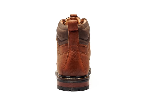 Sophisticated in design the Staynall by Catesby England in a tan brown upper is a true derby boot with a stylish aesthetic. This mens ankle boot features a six eyelet lace-up fastening, a soft interior lining and a cushioned comfort insole to ensure comfortable wear. With its durable rubber outsole and high class upper theyre sure to fit any occasion.

- Synthetic upper
- 6 eyelet lace-up fastening
- Heel pull tab for easy on/off wear
- Padded heel and ankle collar
- Durable rubber outsole
- Catesby England branding