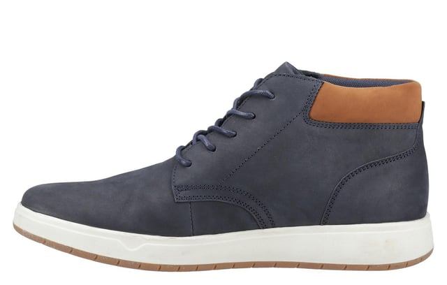 Step into timeless style and all-day comfort with the Hush Puppies Bronko Men's Chukka Boots. Crafted with a genuine nubuck leather upper and a soft padded collar, these boots offer a premium feel and enhanced comfort. The lace-up design ensures a secure, adjustable fit, while the light, breathable textile lining keeps your feet cool and fresh. Finished with a durable rubber outsole, the Bronko Chukka is built to lastperfect for everyday wear with a refined, classic look.
- Nubuck leather upper
-Soft padded collar
-Lace-up design for a secure, adjustable fit
-Light, breathable lining keeps feet cool and fresh
-Durable rubber outsole for long-lasting wear
- Hush Puppies branding