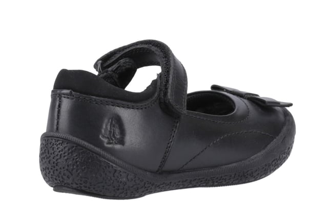 The Martha School Shoes feature a durable TPR sole with a decorative bow, a touch fastening strap for easy on-and-off, and a padded textile collar for comfort. The Micro-Fresh lining keeps feet fresh, while the double-dyed real leather upper reduces scuff marks. With a breathable textile sock, hardwearing outsole, and an approx. 1.2cm heel, these shoes offer style, comfort, and durability for school days.
- Double-dyed leather upper (scuff resistant)
- Touch fastening strap for easy / off wear
- Padded textile collar
- Breathable textile sock and lining
- Durable TPR sole
- hardwearing / durable outsole
- Heel height of approx 1.2cm
- Hush Puppies branding