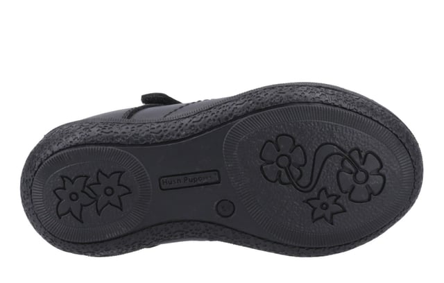 The Martha School Shoes feature a durable TPR sole with a decorative bow, a touch fastening strap for easy on-and-off, and a padded textile collar for comfort. The Micro-Fresh lining keeps feet fresh, while the double-dyed real leather upper reduces scuff marks. With a breathable textile sock, hardwearing outsole, and an approx. 1.2cm heel, these shoes offer style, comfort, and durability for school days.
- Double-dyed leather upper (scuff resistant)
- Touch fastening strap for easy / off wear
- Padded textile collar
- Breathable textile sock and lining
- Durable TPR sole
- hardwearing / durable outsole
- Heel height of approx 1.2cm
- Hush Puppies branding