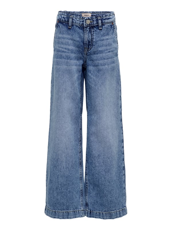 Diese stylische Schlaghose aus Denim ist ein echtes Trend-Piece! Mit ihrem weiten Bein und der lockeren Passform sorgt sie für einen lässigen Look und hohen Tragekomfort. Der klassische Reißverschluss mit Knopf und die Gürtelschlaufen bieten dir vielseitige Styling-Möglichkeiten. Der angesagte 5-Pocket-Style macht die Hose nicht nur praktisch, sondern verleiht ihr auch eine zeitlose Note. Ein gewebtes Label innen rundet das Design dezent ab. Perfekt kombinierbar mit Sneakern oder Boots – für einen coolen Look, der immer passt!