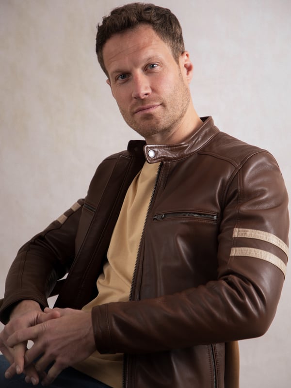 Our talented designers have taken our bestselling Charlie leather jacket and given it some subtle updates for the new season.
This classic racer style boasts a press stud collar and cuffs, as well as handy zip pockets complete with heritage-branded hardware.
A streamlined and pared back take on its predecessor, Charlie II still features aged-look contrasting leather stripes and understated shoulder stitch detailing.
While we&rsquo;ve introduced some subtle design updates, Charlie II remains crafted from the finest quality aniline leather, retaining a premium feel and sharp finish that will age beautifully with wear.