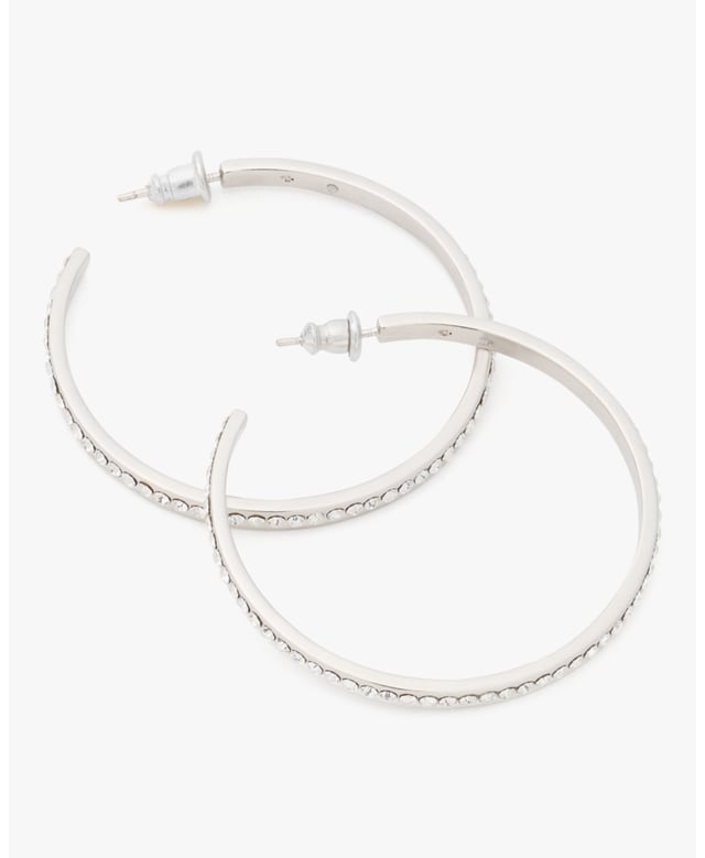 When You Wake Up Late But Need To Feel Put Together: Earrings. When Your Outfit Needs The Perfect Finishing Touch: Earrings. When A Bad Hair Day Requires A Messy Bun: Earrings. You'll Wear This Pair A Lot Is What We're Saying., Hoops