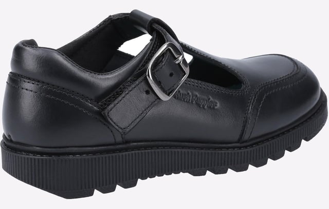 Hush Puppies Kerry Leather Junior Senior Girls Classic Girls Back to School shoe from Hush Puppies - Kerry has the iconic Fit Left Fit Right fitting system, premium leather uppers in a T-Bar Buckle style with padded collar for extra comfort and Micro-Fresh lining
Fit Left Fit Right - Unique fitting system allows for 5 different width fittings for each individual foot. Every pair of shoes comes with 3 pairs of footbeds
-Smart Leather Upper
-Micro-Fresh lining keeps feet dry and fresh
-Buckle Fastening
-T-Bar Style
-Chunky Sole