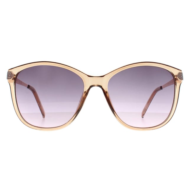 Guess Square Womens Shiny Beige  Bordeaux Gradient GF6104  Sunglasses Turn up the glam with the Guess GF6104 sunglassesï¿½where sleek design meets everyday edge. With their bold, oversized shape and modern detailing, these shades channel runway confidence with street-ready appeal. Featuring high-quality lenses for full UV protection and lightweight frames for all-day wear, the GF6104 blends fashion and function effortlessly. Signature Guess accents complete the look, making these sunnies your go-to accessory for bold style under the sun.