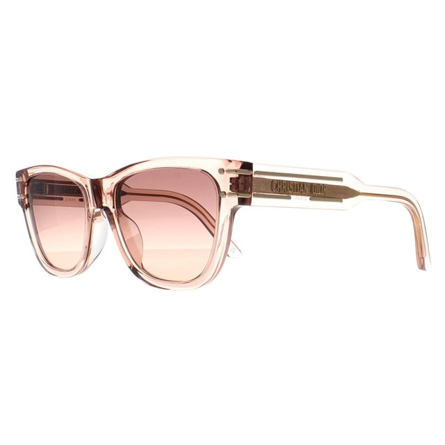 Dior Square Womens Shiny Pink Roviex Gradient DiorSignature S6u  Sunglasses features a signature design that highlights timeless luxury. With their refined lines and subtle logo detailing, these sunglasses are made to be noticed.