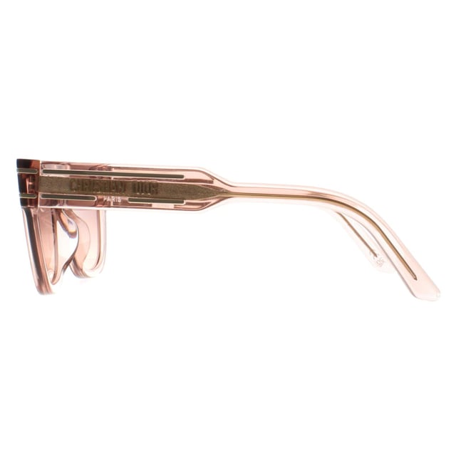 Dior Square Womens Shiny Pink Roviex Gradient DiorSignature S6u  Sunglasses features a signature design that highlights timeless luxury. With their refined lines and subtle logo detailing, these sunglasses are made to be noticed.