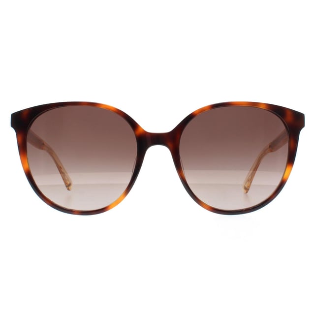 Kate Spade Oval Womens Havana  Brown Gradient Kimberlyn/G/S  Sunglasses Elevate your everyday with the effortlessly refined Kimberlyn/G/S sunglasses by Kate Spade. This design strikes the perfect balance between timeless glamour and modern ease. The oversized square silhouette flatters a variety of face shapes, while subtle gold accents and signature Kate Spade flair bring a touch of elegance to any look. Lightweight, comfortable, and UV-protectiveï¿½these sunnies are made for sun-soaked moments and style that lasts all day.