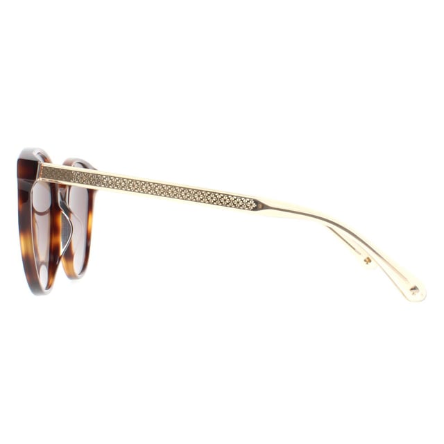 Kate Spade Oval Womens Havana  Brown Gradient Kimberlyn/G/S  Sunglasses Elevate your everyday with the effortlessly refined Kimberlyn/G/S sunglasses by Kate Spade. This design strikes the perfect balance between timeless glamour and modern ease. The oversized square silhouette flatters a variety of face shapes, while subtle gold accents and signature Kate Spade flair bring a touch of elegance to any look. Lightweight, comfortable, and UV-protectiveï¿½these sunnies are made for sun-soaked moments and style that lasts all day.