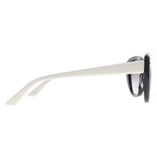 Kate Spade Butterfly Womens Black Cream Grey Gradient Angelique/S US  Sunglasses Step into effortless elegance with these Angelique sunglasses. Crafted for those who blend fashion with confidence, these shades feature a bold yet refined silhouette that flatters every face shape. The sleek sunglasses pairs a modern transparent frame with subtly tinted lenses, delivering a cool, contemporary vibe. Designed with lightweight materials and premium UV protection, the Angelique/S ensures comfort and clarityï¿½whether you're strolling city streets or lounging poolside. A perfect fusion of high fashion and everyday wearability.