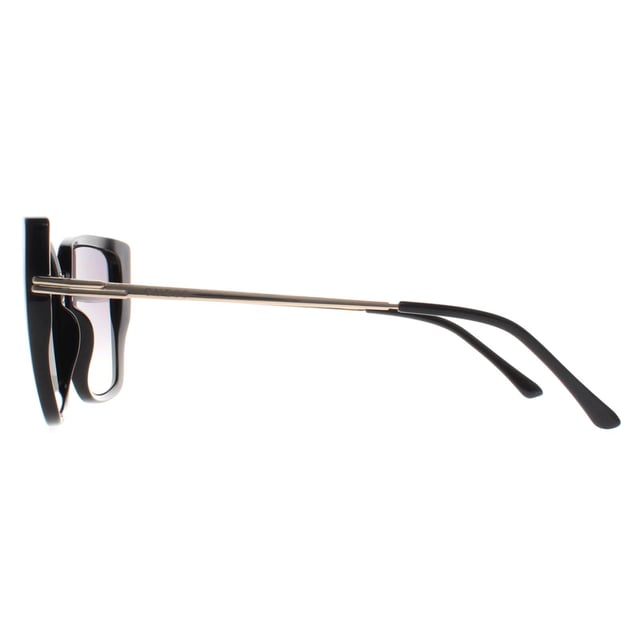 Guess Cat Eye Womens Shiny Black   Grey Gradient GF6199  Sunglasses feature a sleek, modern design with a lightweight frame, offering both style and comfort. The polycarbonate lenses provide 100% UV400 protection, ensuring your eyes stay safe under the sun. With a variety of frame and lens color combinations, these sunglasses add a fashionable touch to any outfit while providing optimal sun protection.