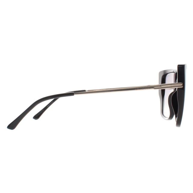 Guess Cat Eye Womens Shiny Black   Grey Gradient GF6199  Sunglasses feature a sleek, modern design with a lightweight frame, offering both style and comfort. The polycarbonate lenses provide 100% UV400 protection, ensuring your eyes stay safe under the sun. With a variety of frame and lens color combinations, these sunglasses add a fashionable touch to any outfit while providing optimal sun protection.