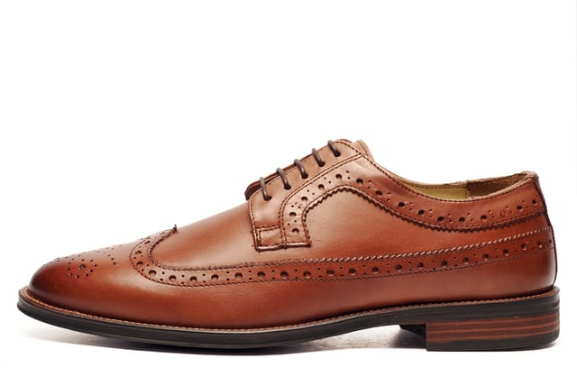 Catesby England was founded in 1970 with a vision and dedication focused on quality, craftsmanship, and a fine attention to detail. From its modest beginnings in a countryside workshop, Catesby England grew into a name synonymous with classic English footwear, blending heritage with modern craftsmanship, manufactured from the finest leathers to ensure durability, comfort, and effortless style.
 The Catesby George is a premium designer brogue, crafted in high-end leather with intricate stitch and punch-hole detailing these brogues boast a timeless style.
 Featuring a classic lace up system, slight raised heel, and a Comfort Flex cushioned insole, the George delivers vintage styling with sumptuous comfort every time and provides the perfect smart/casual mix that is sure to add a touch of the debonaire style to any mans outfit.
 - Premium leather upper
 - Leather lining
 - 5-hole lace closure
 - Intricate stitch and punch-hole detailing
 - Padded Comfort Flex footbed
 - Durable outsole
 - Catesby branding