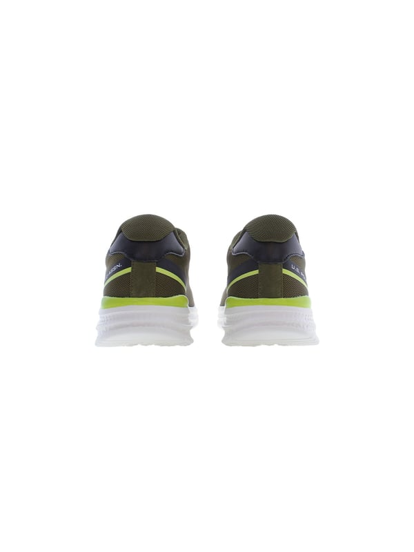 U.S. POLO ASSN. Sneakers voor heren. Elegant en sportief tegelijk. De sneakers worden klassiek gesloten met textielen veters. De padding is warm en zacht. De zool is van stevig rubber. Het logo van het merk is subtiel maar goed zichtbaar.
