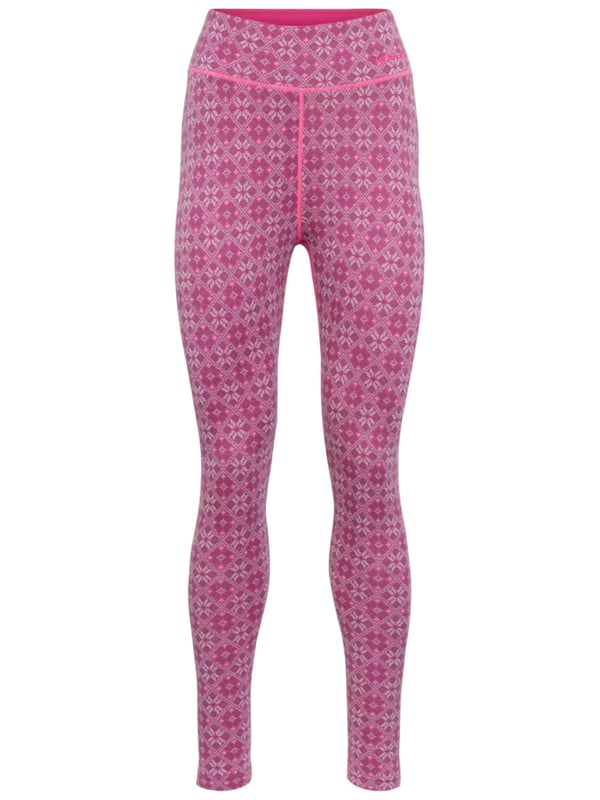 De thermounterwäsche 'ROSE LIGHT' van Kari Traa voor dames biedt optimaal comfort en functionaliteit. De lange onderbroek met elastische tailleband en hoge taille zorgt voor een perfecte pasvorm en extra warmte onder skibroeken of wandelbroeken. Het vrouwelijke, door het noorden geïnspireerde patroon en de contrastkleuren geven het een aantrekkelijke uitstraling. Het is ademend, geurremmend en temperatuurregulerend, waardoor het ideaal is voor sportieve outdoor-avonturen en lange dagen buiten. De vochtigheid wordt effectief naar buiten afgevoerd, zodat je ook bij inspanning droog blijft. Een must-have voor iedereen die ook bij koudere temperaturen actief wil blijven.