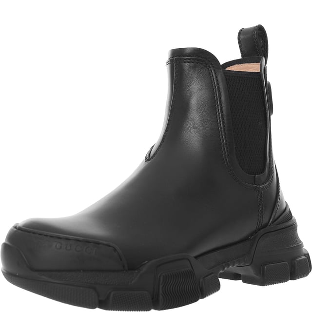 Gucci Women's Leon Leather Chelsea Boots â€“ Black
Sleek, understated Chelsea boots made from smooth leather.