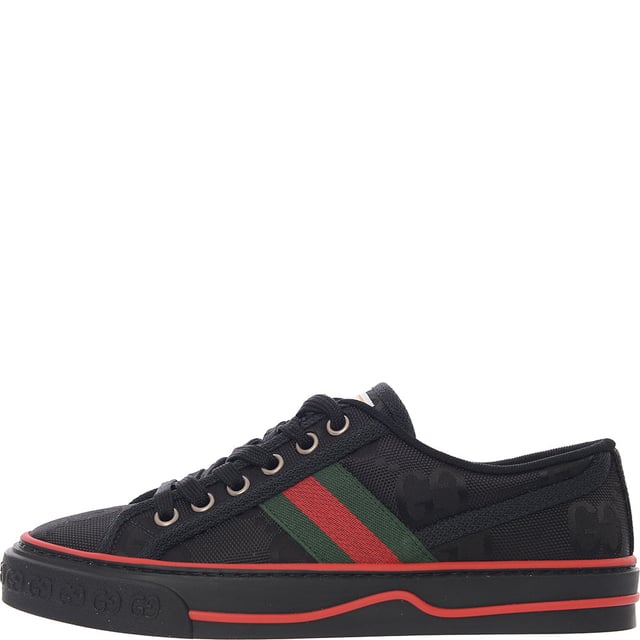Gucci Women's '+ Net Sustain Tennis 1977 Logo-Embroidered Canvas Sneakers â€“ Black
A sustainable version of the classic canvas sneaker with embroidered logo and eco-conscious construction.