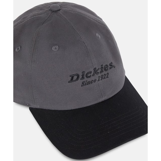 Our Everyday Dickies Twill Cotton Cap is a 6-panel core workwear cap.
