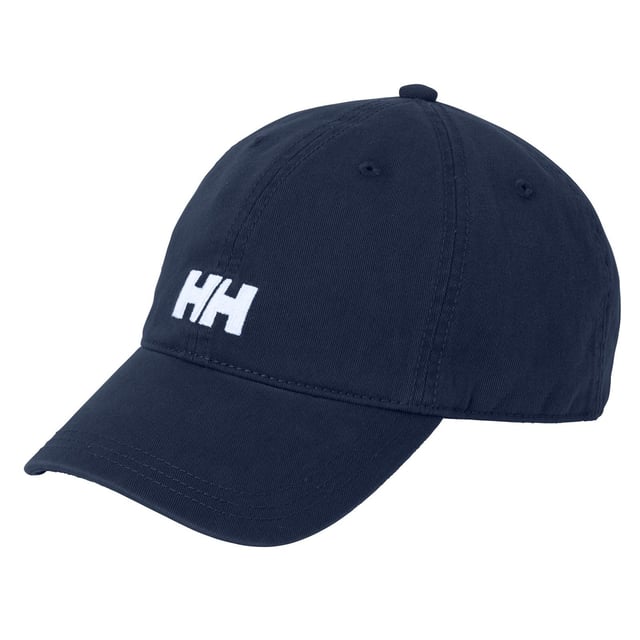 Helly Hansen Sport HH Logo Katoenen Unisex Volwassenen Blauwe Honkbalpetten Bescherm jezelf tegen de zon met onze meest populaire gemerkte pet met het HH®-logo op de voorkant.