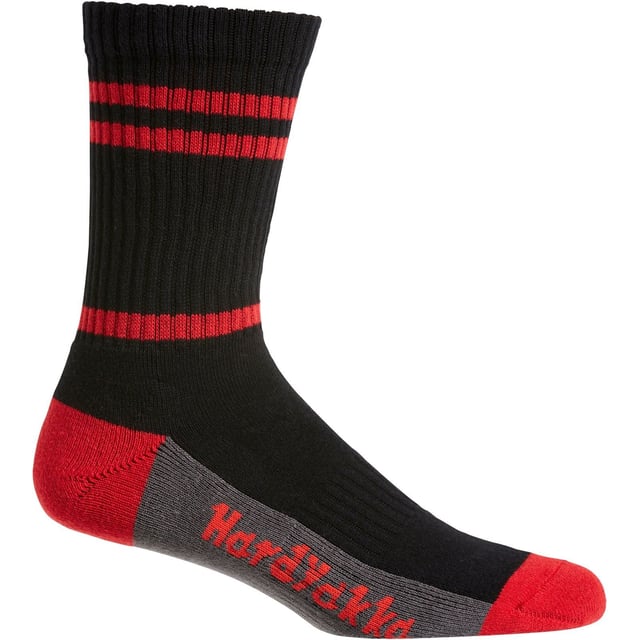 Everyday socks you can wear year-round. These men's socks are made from a high-quality polycotton blend with a comfy padded footbed and seamless toes.