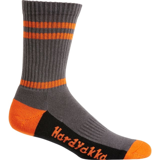 Everyday socks you can wear year-round. These men's socks are made from a high-quality polycotton blend with a comfy padded footbed and seamless toes.