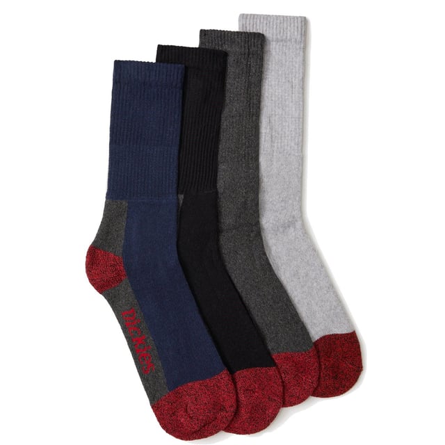 Dickies Cushion Crew Cotton Unisex Adults Multicoloured Socks - Calf Pair our Cushion Crew Socks with your favourite work boots for all day comfort. For long days on the move, these protective socks feature a half cushioned sole and reinforced heel and toe.