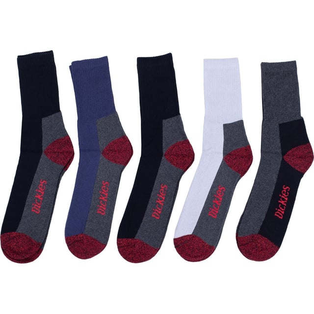 Pair our Cushion Crew Socks with your favourite work boots for all day comfort. For long days on the move, these protective socks feature a half cushioned sole and reinforced heel and toe.