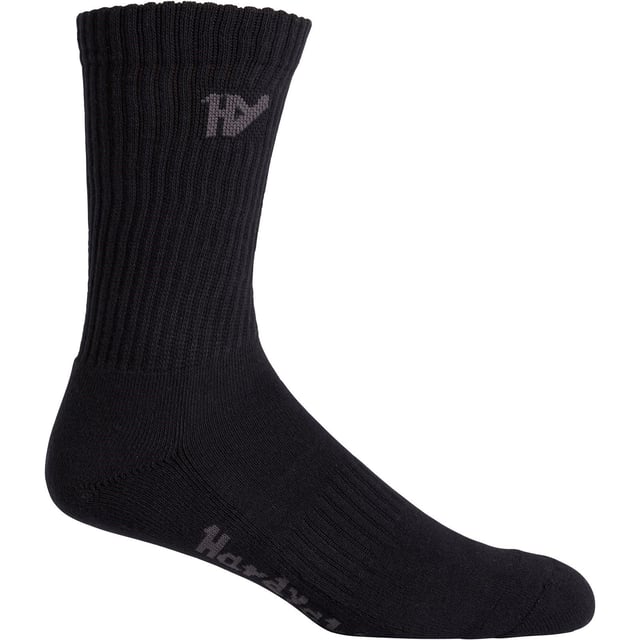 Everyday socks you can wear year-round. These men's socks are made from a high-quality polycotton blend with a comfy padded footbed and seamless toes.