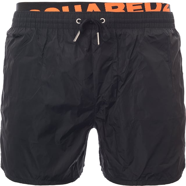 Dsquared2 Swimming Trunks
       â€¢ Brand: Dsquared2
       â€¢ Material: 100%POLYAMIDE
       â€¢ Colour: Black