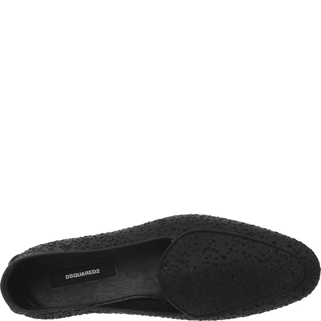 Dsquared2 Moccasins
       â€¢ Brand: Dsquared2
       â€¢ Material: 32%VIRGIN WOOL,20%VISCOSE,19%POLYESTER,18%SILK,11%POLYAMIDE
       â€¢ Colour: Black