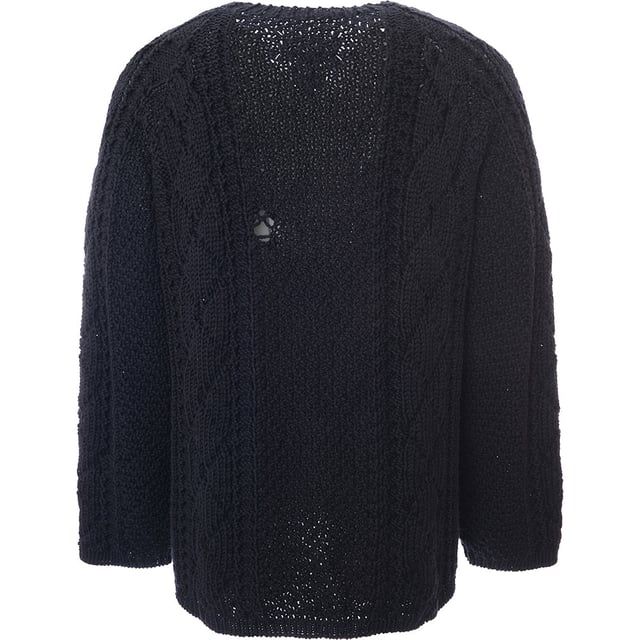 Maison Margiela Crewneck Sweaters
       â€¢ Brand: Maison Margiela
       â€¢ Material: 100%Wool
       â€¢ Design: 
       â€¢ Colour: Dark blue
       â€¢ Style: