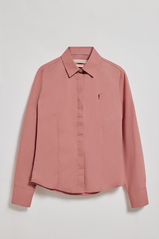 Peppen Sie Ihren Look mit unserem Slim-Fit-Hemd auf, das sich perfekt für Frauen eignet, die auf der Suche nach einem lässigen Alltagsoutfit sind. Es ist aus weicher Baumwollpopeline gefertigt und bietet die perfekte Mischung aus Komfort und Eleganz. Der französische Kragen und der Knopfverschluss sorgen für einen sauberen, schnittigen Look. Kontrastfarbene Paspeln am Kragen und Verzierungen an den Seitennähten veredeln den klassischen Stil mit einem raffinierten Touch. Die Logoknöpfe und das horizontal genähte Knopfloch sind das i-Tüpfelchen des raffinierten und sorgfältigen Designs. Das ikonische Rigby Go Logo auf der Brust verleiht ihm eine einzigartige Note.