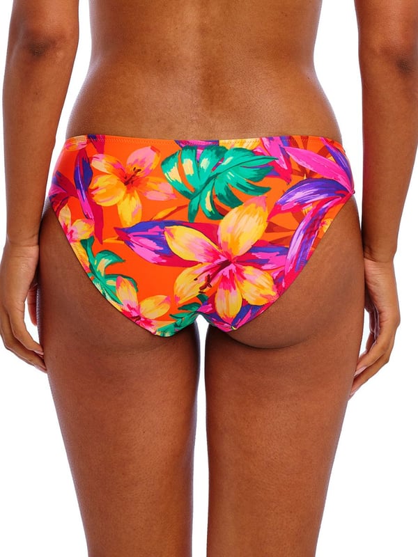 Freya Sun Haze Bikini Brief. Fully lined mid rise swim bottom with moderate coverage. This product is recommended to be washed on a gentle wash cycle.