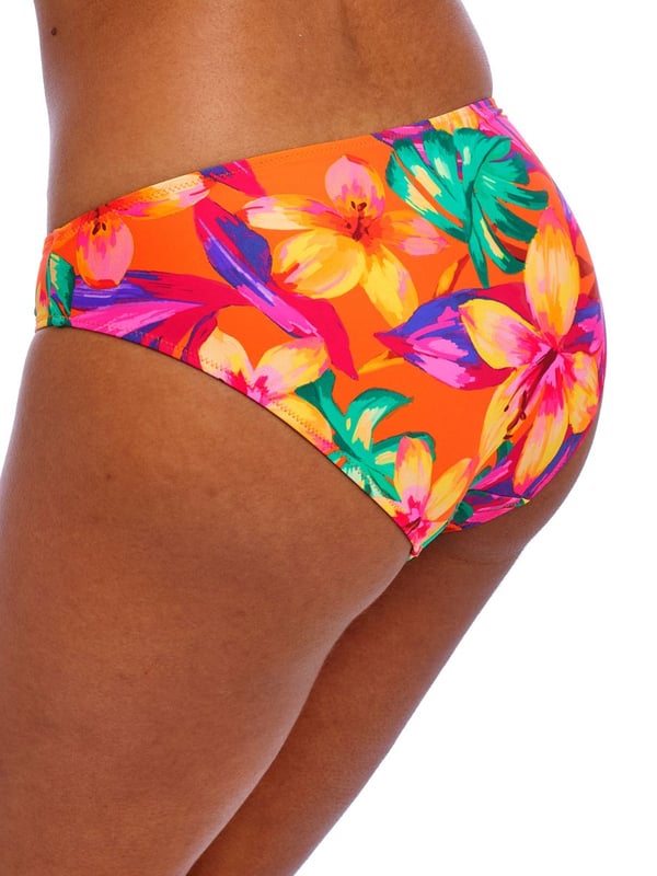 Freya Sun Haze Bikini Brief. Fully lined mid rise swim bottom with moderate coverage. This product is recommended to be washed on a gentle wash cycle.