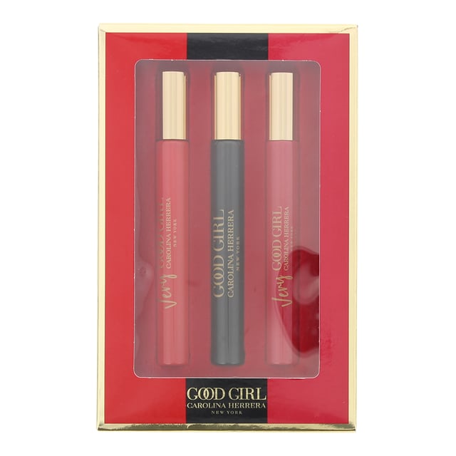 Good Girl is an amber floral fragrance for women launched in 2016 by Carolina Herrera, and created by Louise Turner. Good Girl contains top notes of Almond, Bergamot, Coffee and Lemon; before moving onto a floral heart consisting of Bulgarian Rose, Jasmine Sambac, Orange Blossom, Orris and Tuberose. The base notes for Good Girl are Amber, Cacao, Cashmere Wood, Cedar, Cinnamon, Musk, Patchouli, Praline, Sandalwood, Tonka Bean and Vanilla. The key to this is the floral heart, and it's delightful, long lasting and ideal as an office fragrance.