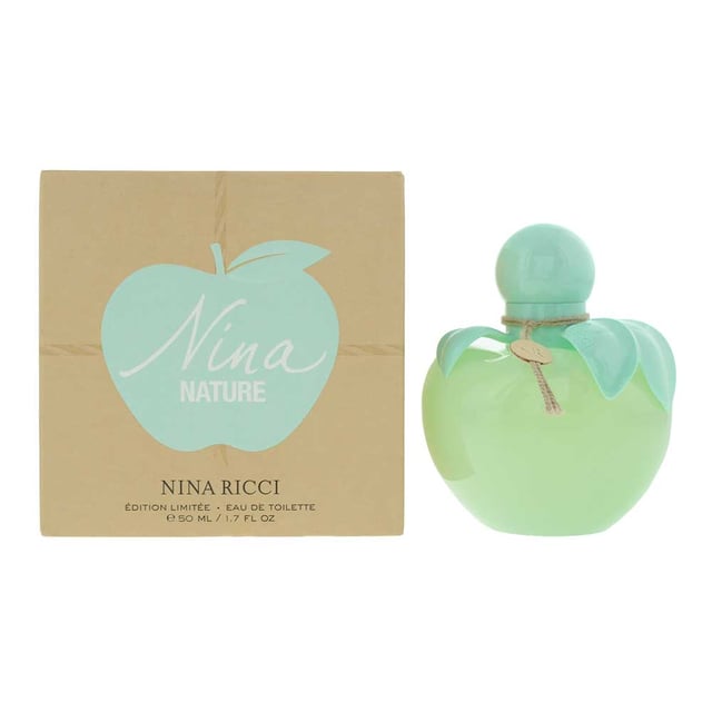Nina Nature by Nina Ricci is a Fresh Floral fragrance for women. Launched in 2023, this fragrance is perfect for the warmer seasons and ideally suited for daytime wear. It offers a crisp and luminous blend of juicy fruits, delicate florals, and soft musky undertones, capturing the essence of natural beauty and freshness.  
The fragrance opens with a sparkling duo of Granny Smith apple and Italian lemon, delivering a bright, juicy, and invigorating introduction. At its heart, the graceful floral pairing of lily-of-the-valley and jasmine adds a tender, feminine charm that feels light and uplifting. The base settles into a soft and comforting trail of white musk and vanilla, leaving a clean and subtly sweet impression.  
Ideal for those who appreciate fresh, fruity, and floral compositions, Nina Nature is a radiant and charming scent housed in a classic mint green sleek bottle that reflects its breezy elegance.  
Top Notes: Granny Smith Apple, Italian Lemon. 
Middle Notes: Lily-of-the-Valley, Jasmine. 
Base Notes: White Musk, Vanilla.  
How to Apply
For best results, apply the fragrance to your body's warmest points-such as your wrists, neck, and the creases of your elbows-where the heat helps to enhance and prolong the scent.
Avoid rubbing the fragrance into your skin after application, as this can diminish its longevity.
If applying to your wrists, reapply after washing your hands to maintain the fragrance throughout the day.