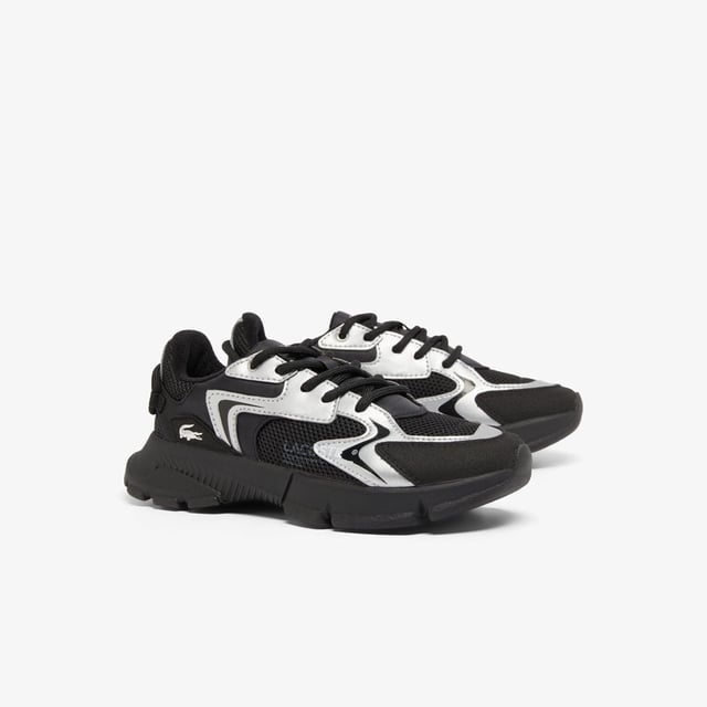 Children's L003 Neo Trainers Mesh and synthetic uppers Buckle at back Textile lining  Ortholite sole Thick rubber outsole Crocodile at the quarter