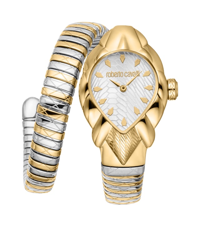 Vervollständigen Sie Ihre Sammlung mit dieser auffälligen Roberto Cavalli Uhr, in der Luxus auf modernes Design trifft. Hergestellt aus hochwertigen Materialien, bietet sie außergewöhnliche Langlebigkeit und präzise Leistung. Ihre moderne Eleganz und die verfeinerte Handwerkskunst machen sie zu einer vielseitigen Ergänzung für jede Sammlung.