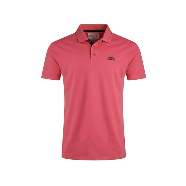 100% Organic Cotton. Fabric: Pique. Design: Embroidered, Logo, Plain. Fastening: Button, Pull Over. Sleeve-Type: Short-Sleeved. Neckline: Turn Down Collar. 2 Button Placket, Contrast Button Placket. S: 37 in. M: 40 in. L: 43 in. XL: 46 in. XXL: 49 in. 3XL: 52 in. 4XL: 55 in. 5XL: 58 in.