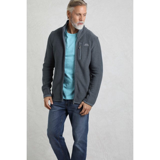 86% organisch katoen, 14% gerecycled polyester. Stof: Macaroni. Ontwerp: Logo. Hangende lus. Halslijn: Hoge Hals, Wafel gevoerd. Mouwtype: Met lange mouwen. Zakken: 2 Zijzakken, 1 Borstzak, Ritssluiting, Wafelvoering. Bevestiging: Volledige ritssluiting. Duurzaamheid: Milieuvriendelijk, gemaakt van gerecycleerde materialen. S: 37 in. M: 40 in. L: 43 in. XL: 46 in. XXL: 49 in. 3XL: 52 in. 4XL: 55 in. 5XL: 58 in.