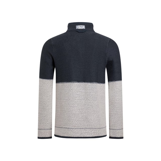 86% organisch katoen, 14% gerecycled polyester. Stof: Macaroni. Ontwerp: Colour Block, Contrastdetail, Logo. Badge, Elleboogstukken, Opknoping Lus. Halslijn: Collared. Mouwtype: Met lange mouwen. Sluiting: Pull Over, Kwart Rits. Duurzaamheid: Milieuvriendelijk. S: 37 in. M: 40 in. L: 43 in. XL: 46 in. XXL: 49 in. 3XL: 52 in. 4XL: 55 in. 5XL: 58 in.