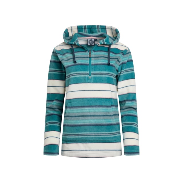 100% Polyester. Fabric: Microfleece. Design: Logo, Stripe. Hood Features: Drawcord, Sew-On. Neckline: Hooded. Sleeve-Type: Long-Sleeved. Pockets: 1 Kangaroo Pocket. Fastening: Pull Over, Quarter Zip. 8 UK: 33 in. 10 UK: 135 in. 12 UK: 37 in. 14 UK: 39 in. 20 UK: 45.5 in. 22 UK: 47.5 in. 18 UK: 44 in. 16 UK: 41 in.