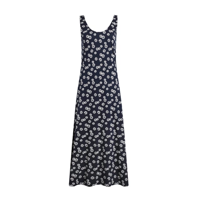 50% Cotton, 50% Modal. Fabric: Jersey, Soft Touch, Stretch. Design: Printed. Neckline: Scoop. Sleeve-Type: Sleeveless. Length: Mid Length. 8 UK: 33 in. 10 UK: 35 in. 12 UK: 37 in. 14 UK: 39 in. 20 UK: 45.5 in. 22 UK: 47.5 in. 18 UK: 44 in. 16 UK: 41 in.